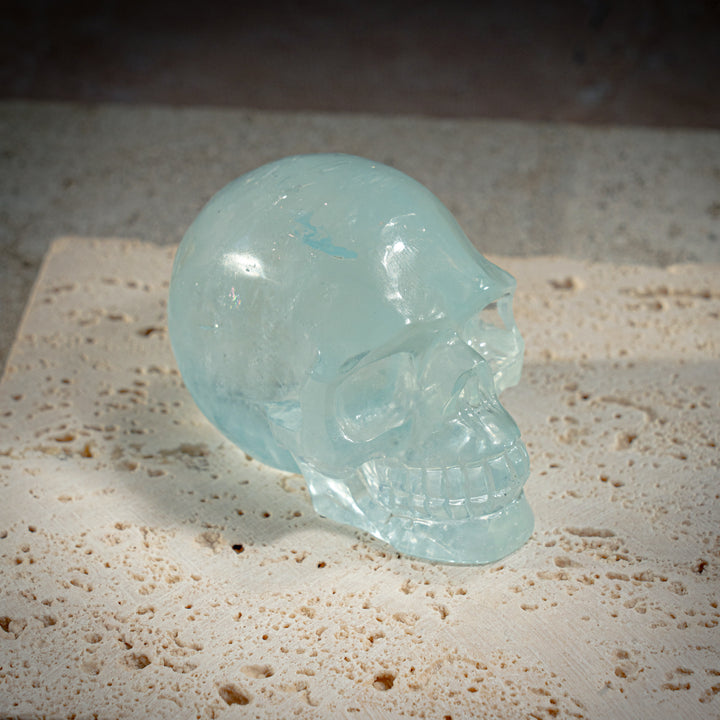 'Aether of Atlantis' Aquamarine Skull