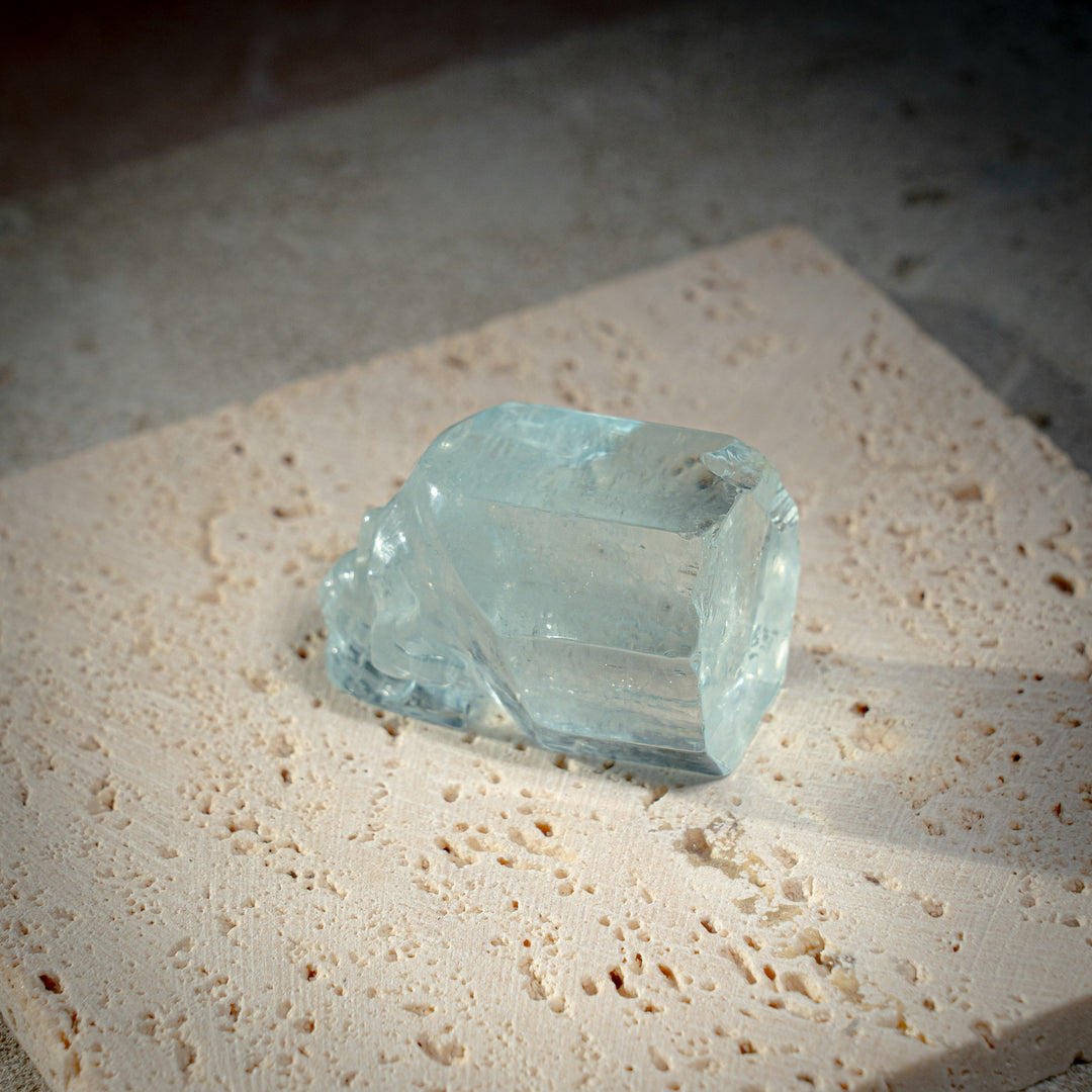 'Tidekeeper' Aquamarine Skull